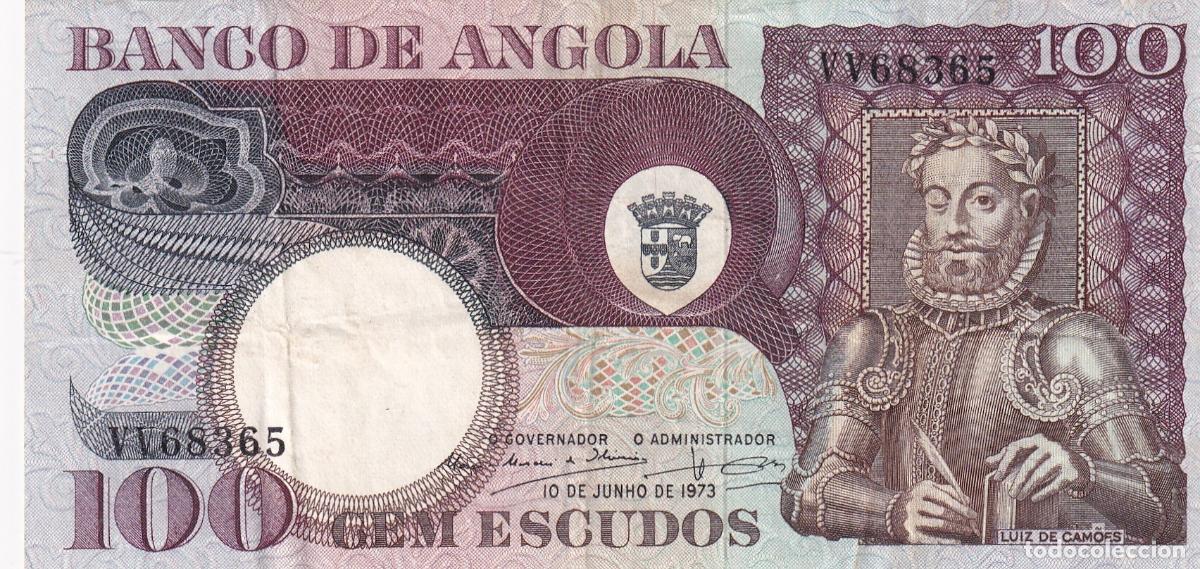 Billetes extranjeros: CRBX0972 BILLETE ANGOLA 100 ESCUDOS 1973 MBC