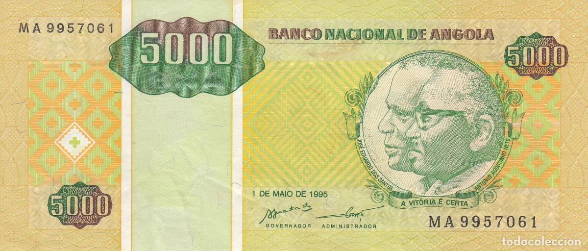 Billetes extranjeros: CRBX1543 BILLETE ANGOLA 5000 KWANZAS 1995 MBC