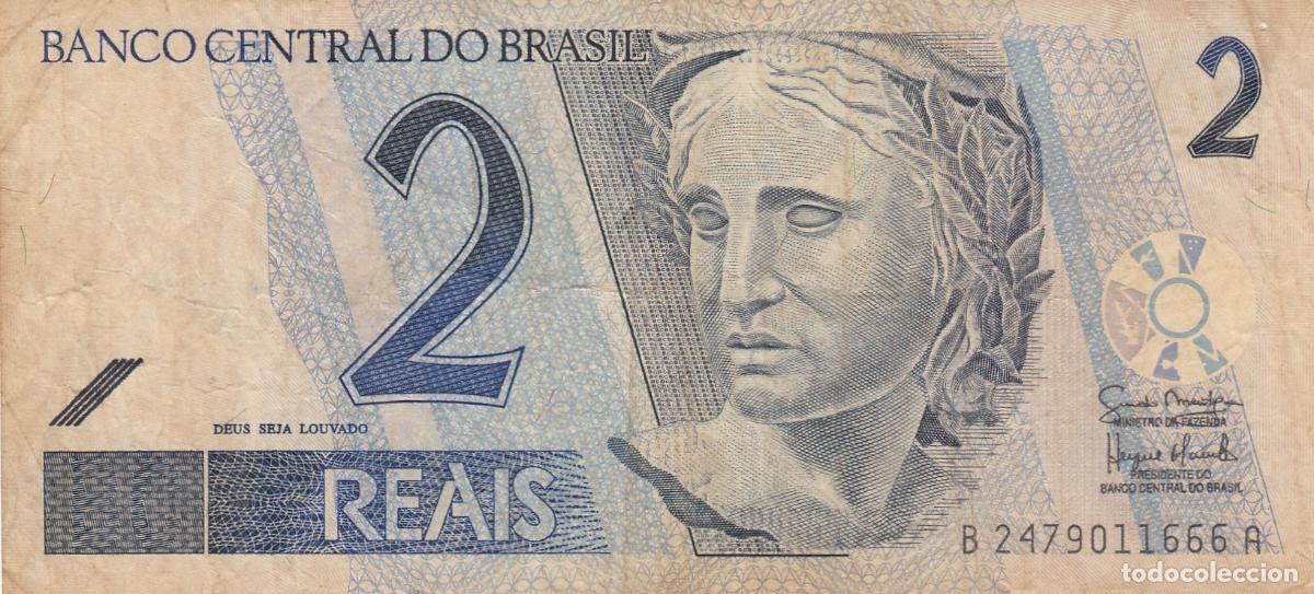 Billetes extranjeros: CRBX1102 BILLETE BRASIL 2 REAIS BC