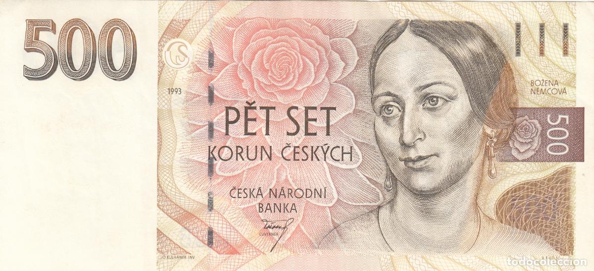 Billetes extranjeros: CRBX0262 BILLETE REPUBLICA CHECA 500 KORUN 1993 MBC 48