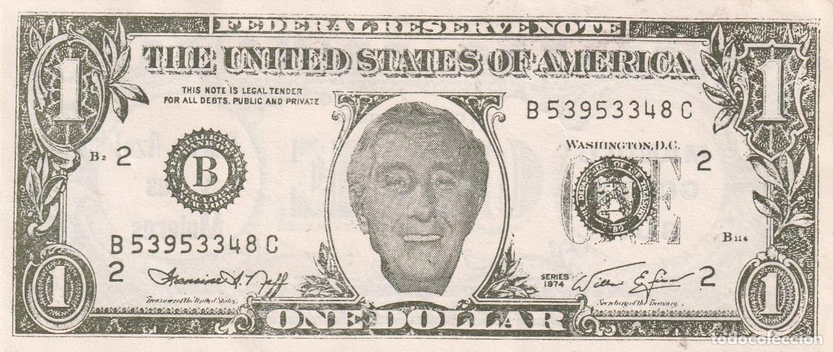 Billetes extranjeros: CRBX1787 BILLTE EEUU FANTASIA BAR MANOLO GOMEZ
