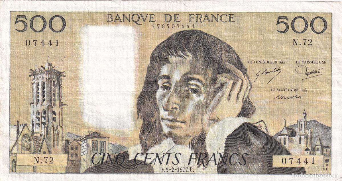 Billetes extranjeros: CRBX0088 BILLETE FRANCIA 500 FRANCOS 1973 MBC