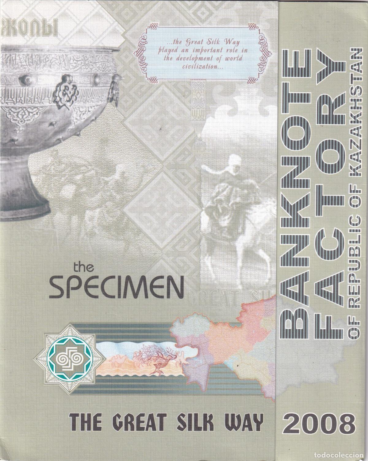Billetes extranjeros: CRBX2928 BILLETE SPECIMEN BILLETES KASAJISTAN 2008 PRUEBAS SIN CIRCULAR