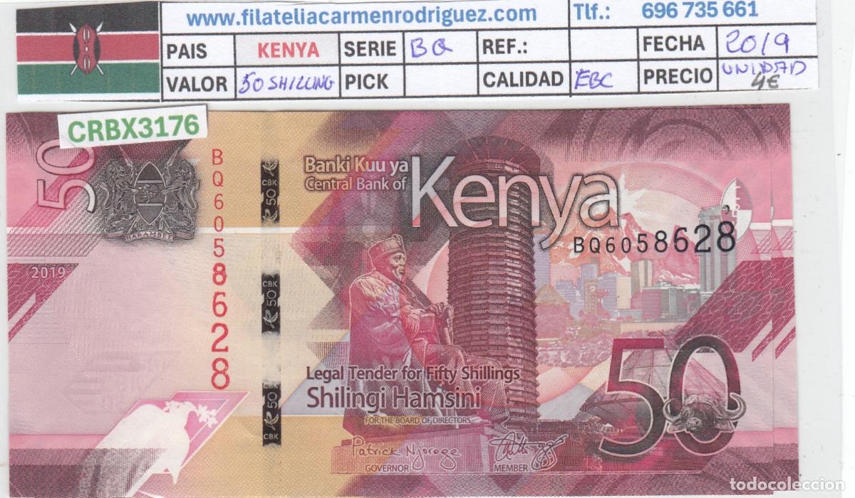 Billetes extranjeros: CRBX3176 BILLETE KENIA 50 SHILLING SERIE BQ 2019 EBC