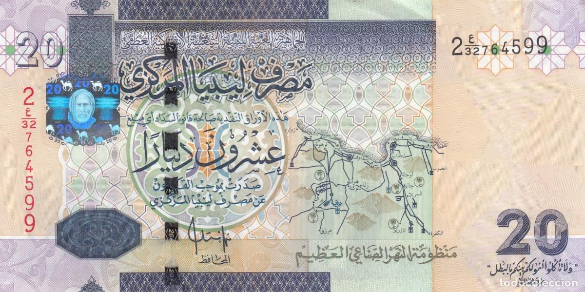 Billetes extranjeros: CRBX0362 BILLETE LIBIA 20 DINARS 2009 SIN CIRCULAR