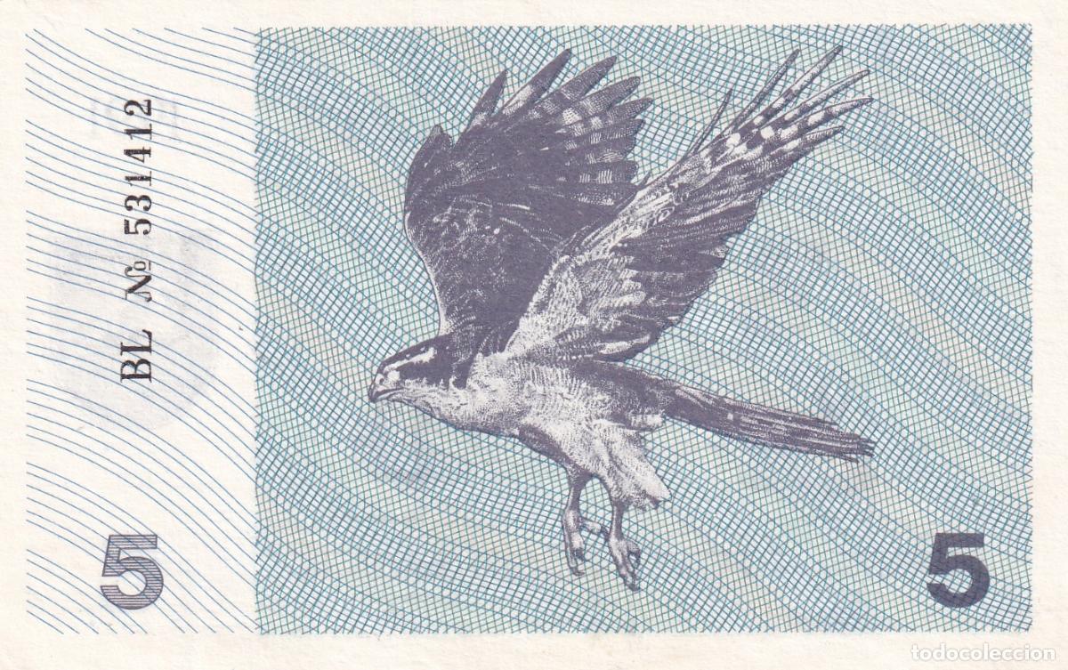 Billetes extranjeros: CRBX2920 BILLETE LITUANIA 5 TALONAS 1991 SIN CIRCULAR