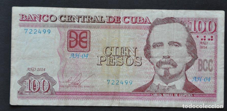 Billetes extranjeros: CUBA - 100 PESOS 2014 CIRCULADO