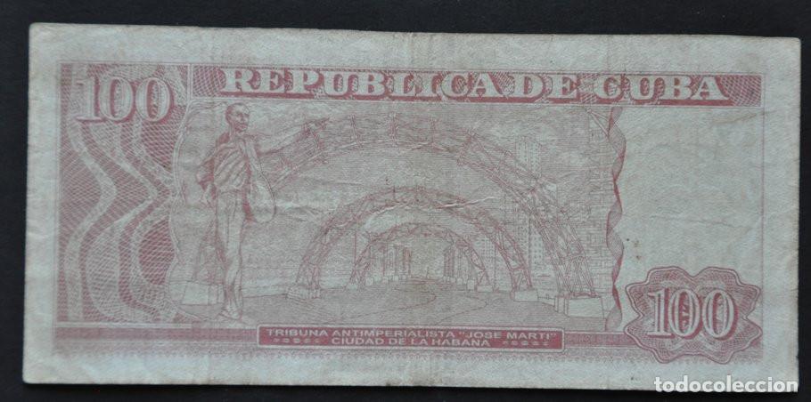 Billetes extranjeros: CUBA - 100 PESOS 2014 CIRCULADO - Foto 2