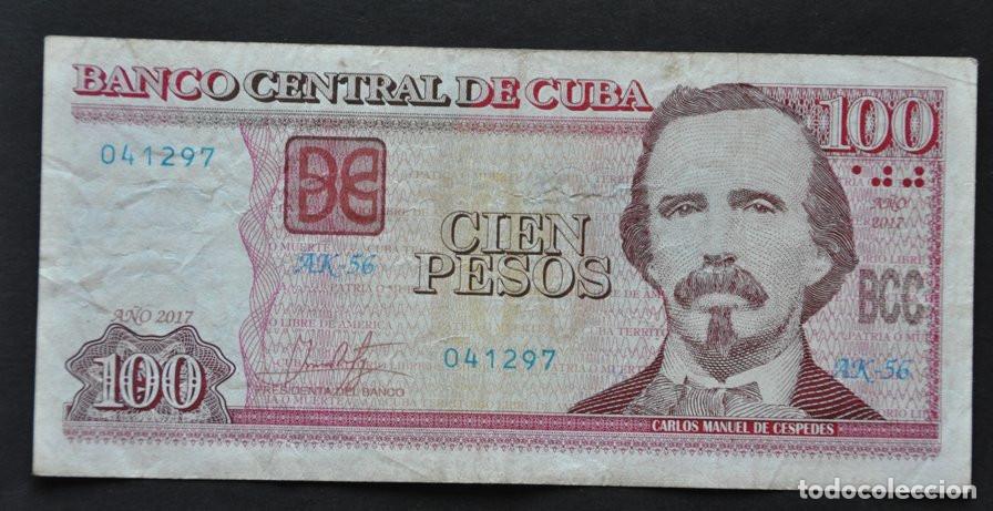 Billetes extranjeros: CUBA - 100 PESOS 2017 CIRCULADO