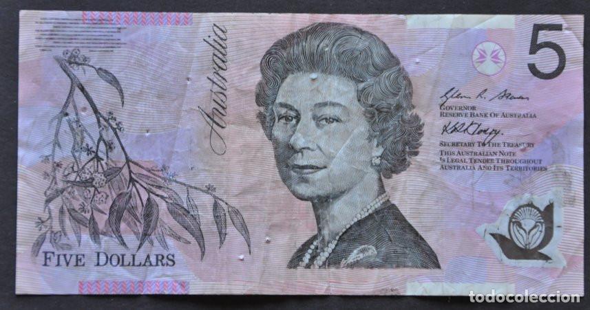 Billetes extranjeros: AUSTRALIA - 5 D&Oacute;LARES