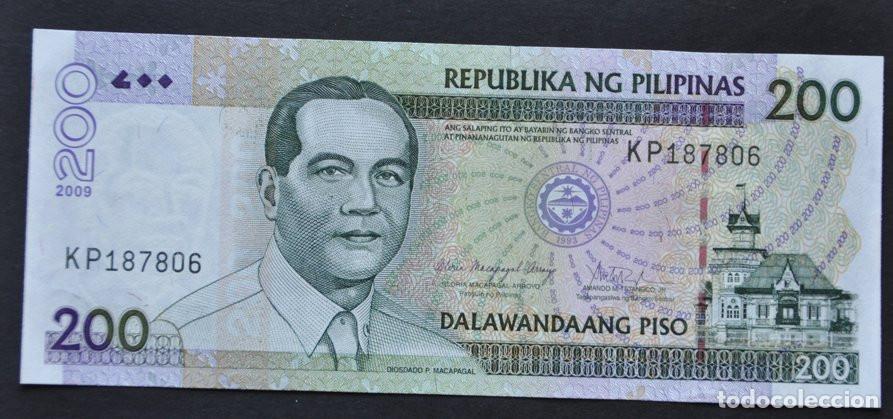 Billetes extranjeros: FILIPINAS - 200 PISO 2009 SC/UNC