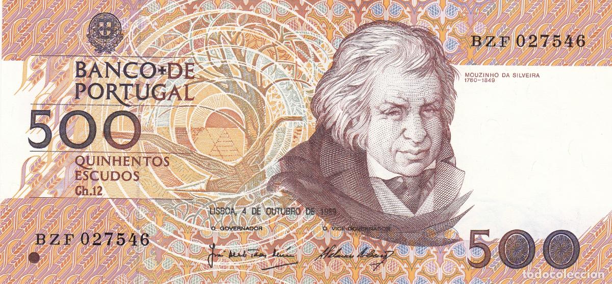Billetes extranjeros: CRBX0258 BILLETE PORTUGAL 500 ESCUDOS 1983 SIN CIRCULAR 30