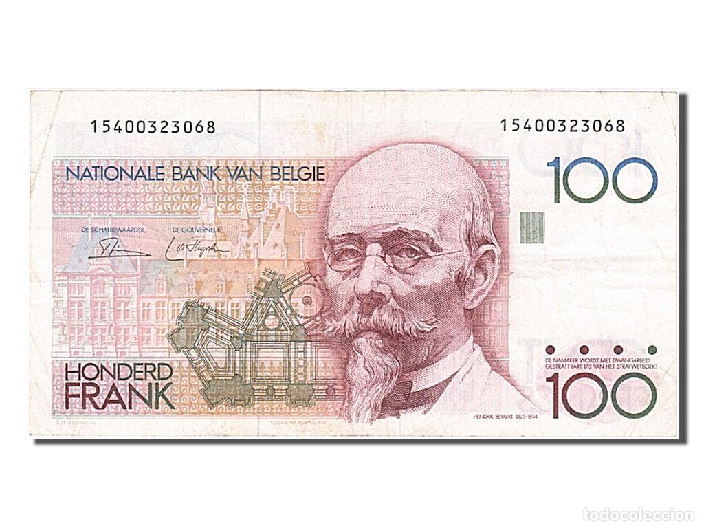 Billetes extranjeros: [#255442] Billete, 100 Francs, 1978, B&eacute;lgica, MBC