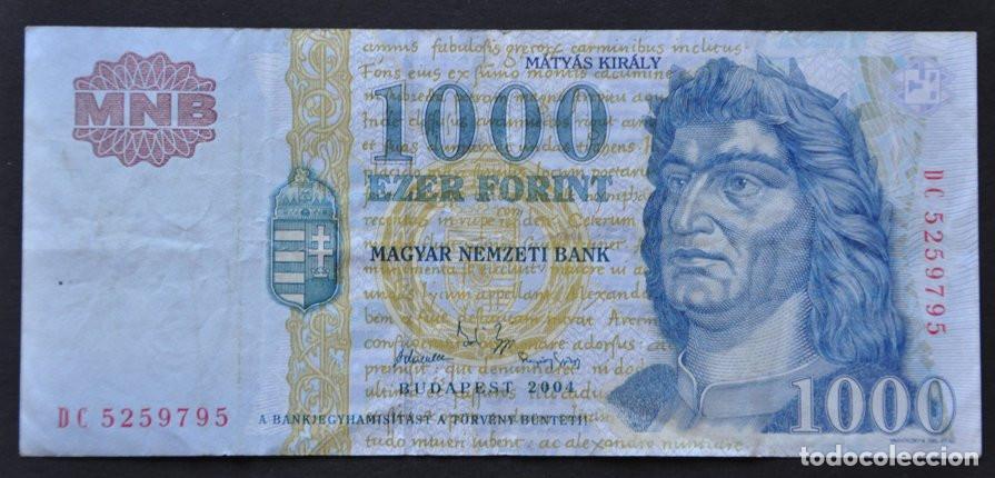 Billetes extranjeros: HUNGRIA - 1000 FORINT 2004