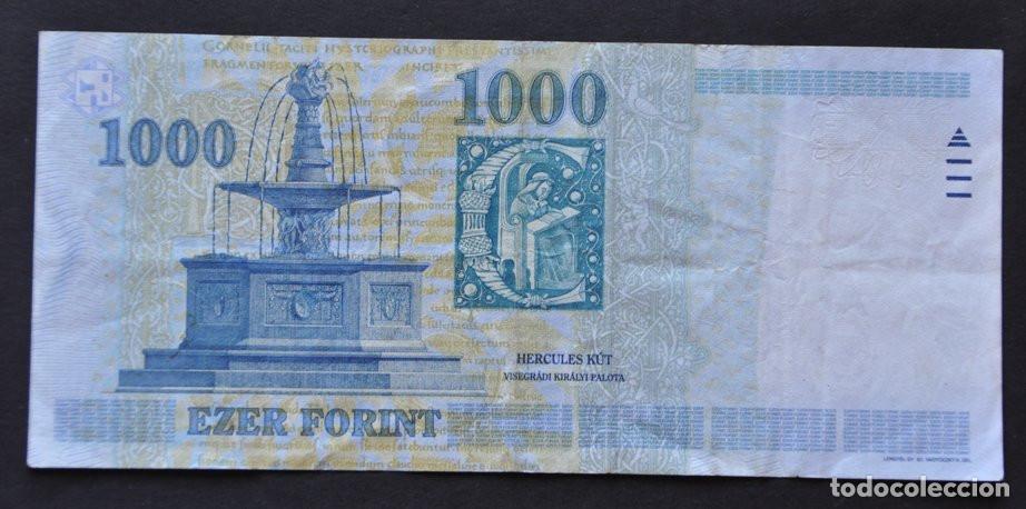 Billetes extranjeros: HUNGRIA - 1000 FORINT 2004 - Foto 2