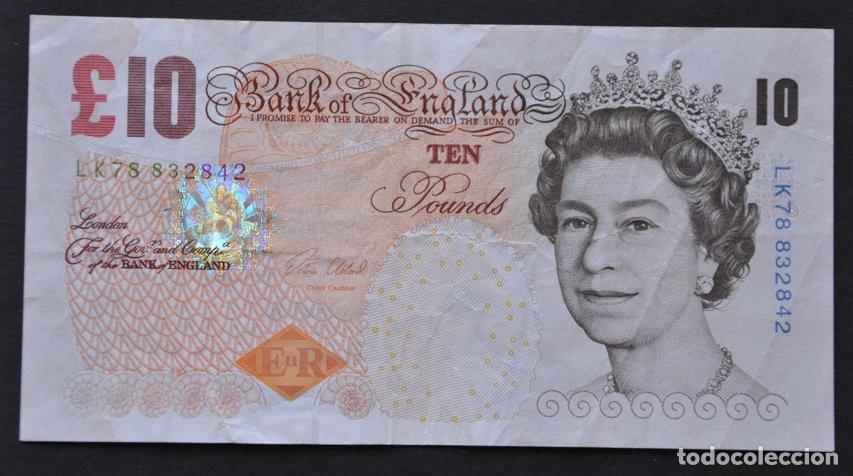 Billetes extranjeros: INGLATERRA - 10 LIBRAS 2000