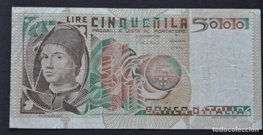 Billetes extranjeros: ITALIA - 5000 LIRAS 1979