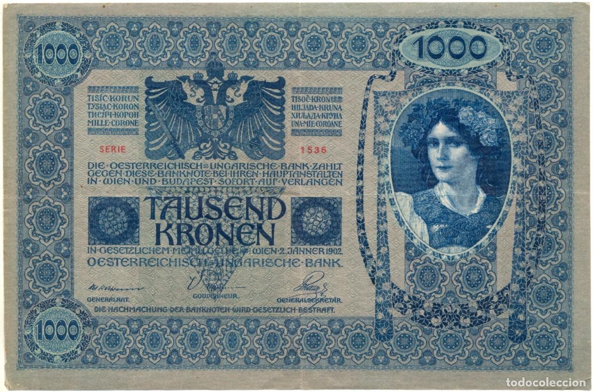 Billetes extranjeros: AUSTRIA - IMPERIO AUSTRO HUNGARO. BILLETE DE 1000 CORONAS 1902. EXCELENTE