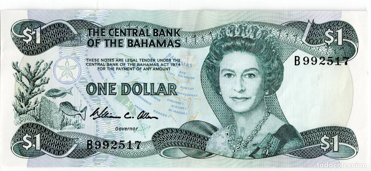 Billetes extranjeros: BAHAMAS BILLETE DE 1$ 2002. EXCELENTE