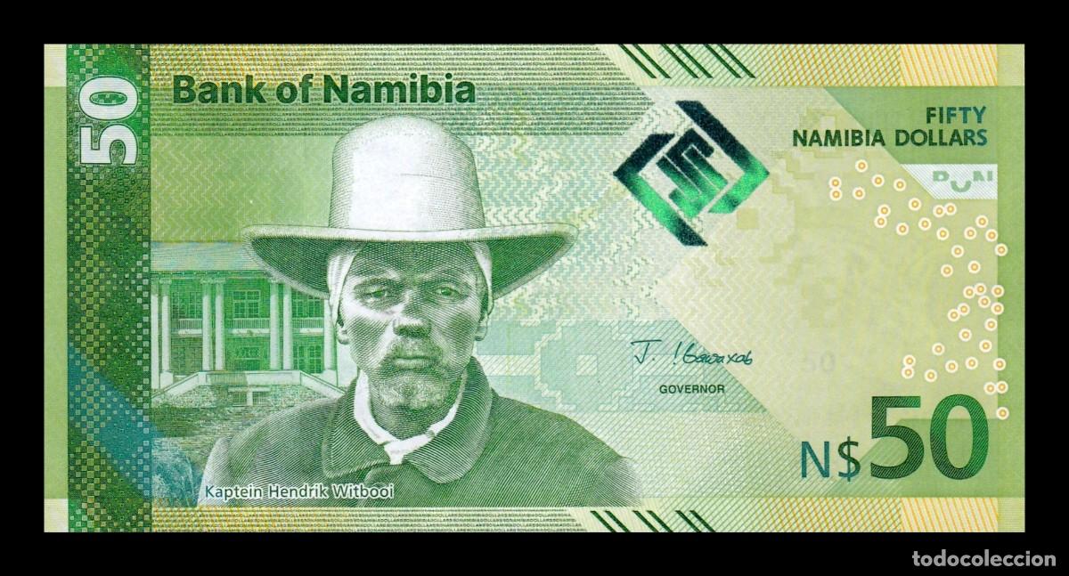 Billetes extranjeros: Namibia 50 D&oacute;lares Hendrik Witbooi 2026 Pick 22b Nuevo Sc Unc