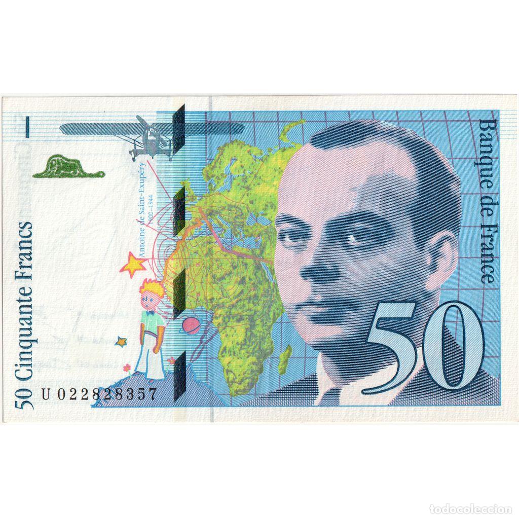 Billetes extranjeros: [#1232939] Francia, 50 Francs, St Exup&eacute;ry, 1994, U022828357, UNC