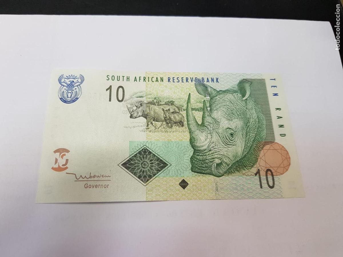 Billetes extranjeros: SUDAFRICA- 10 RAND-2005 - Foto 2