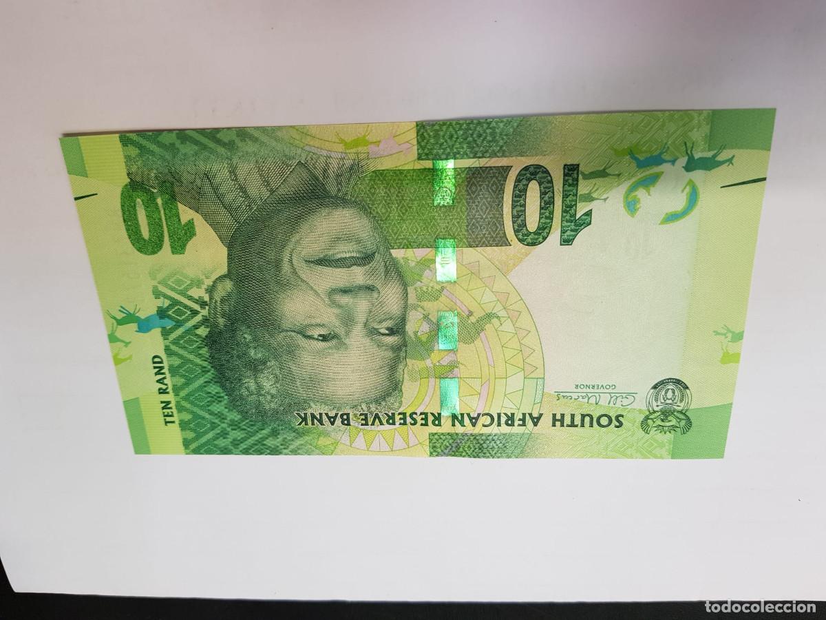 Billetes extranjeros: SUDAFRICA- 10 RAND-2023