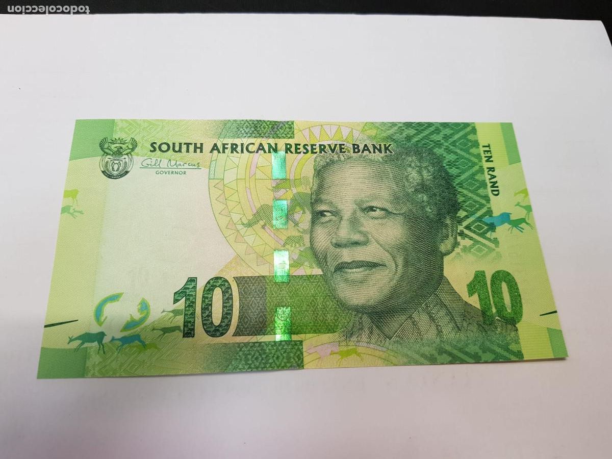 Billetes extranjeros: SUDAFRICA- 10 RAND-2023
