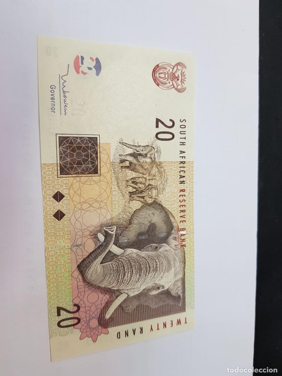 Billetes extranjeros: SUDAFRICA- 20 RAND-2005