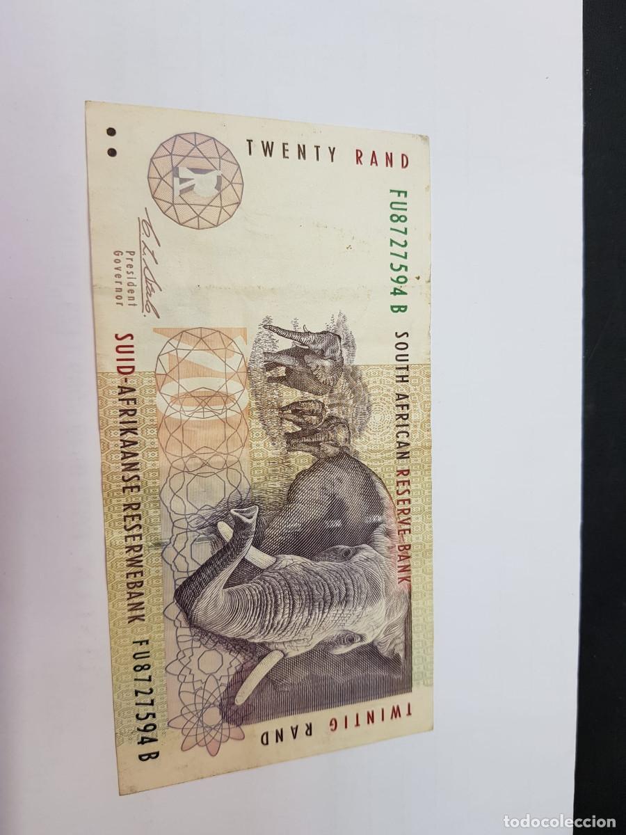 Billetes extranjeros: SUDAFRICA- 20 RAND-1993