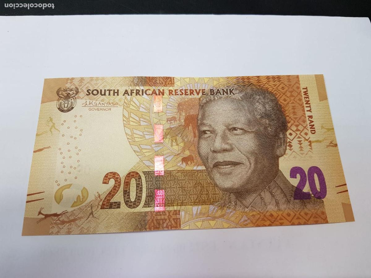 Billetes extranjeros: SUDAFRICA- 20 RAND-2016