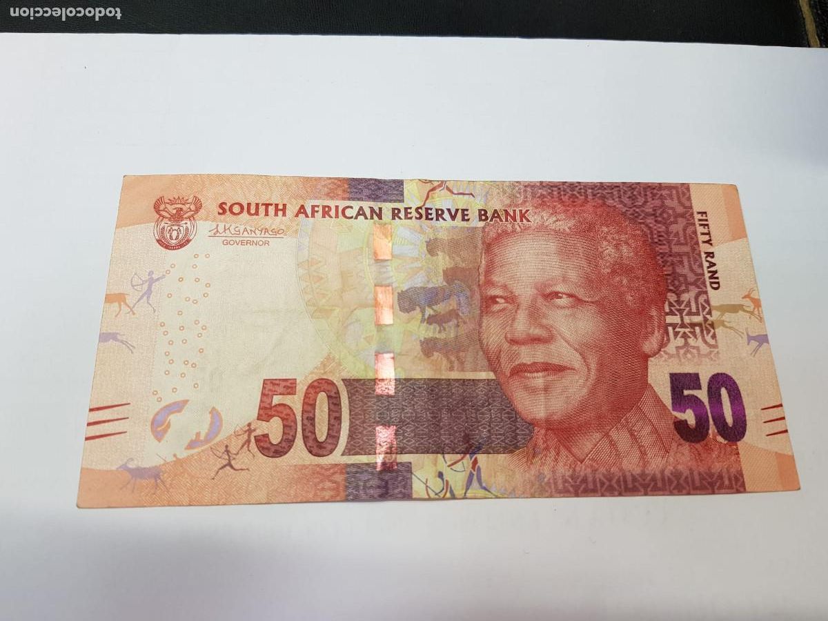 Billetes extranjeros: SUDAFRICA- 50 RAND-2013