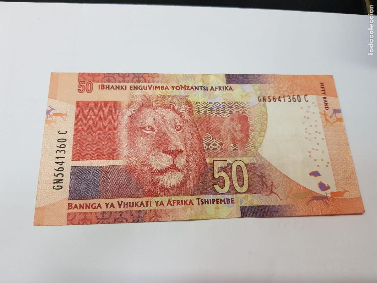Billetes extranjeros: SUDAFRICA- 50 RAND-2013 - Foto 2