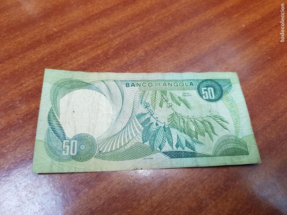 Billetes extranjeros: ANGOLA-50 ESCUDOS-1972 - Foto 2