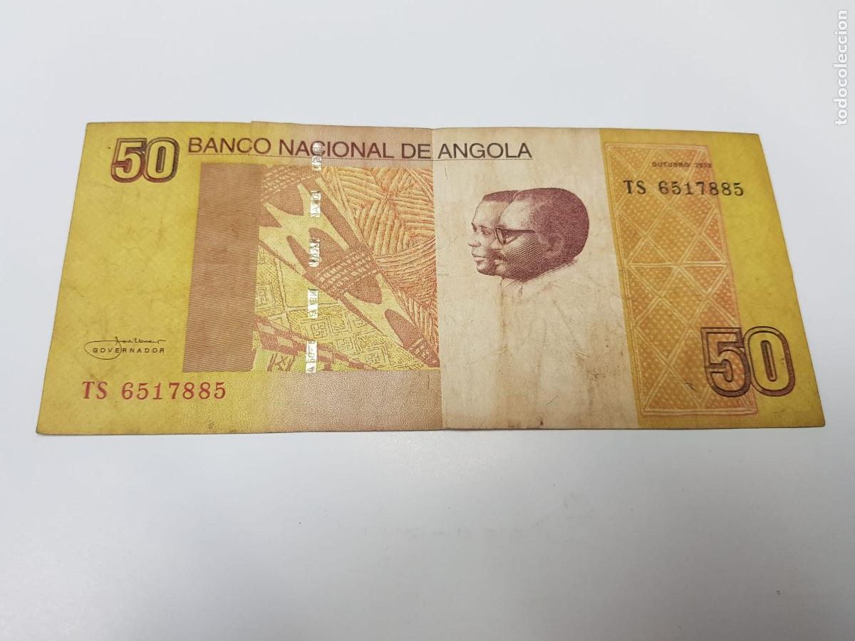 Billetes extranjeros: ANGOLA-50 ESCUDOS-2012