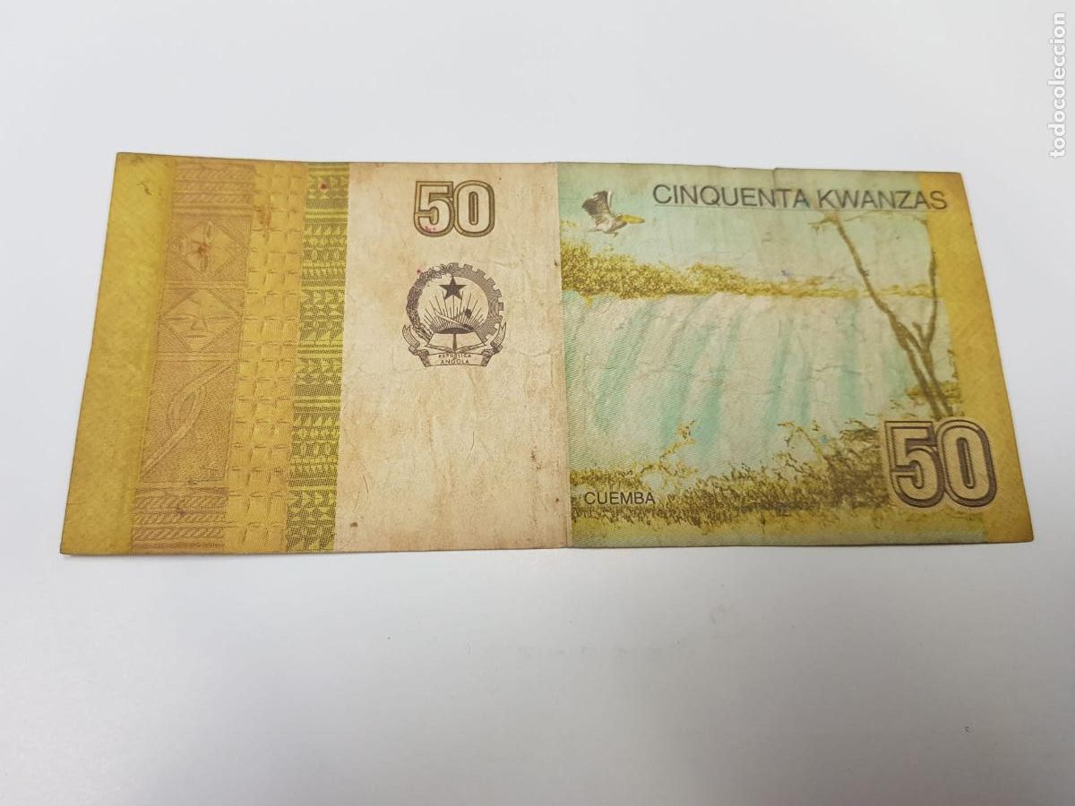 Billetes extranjeros: ANGOLA-50 ESCUDOS-2012 - Foto 2