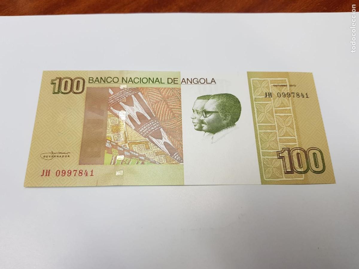 Billetes extranjeros: ANGOLA-100 ESCUDOS-2012