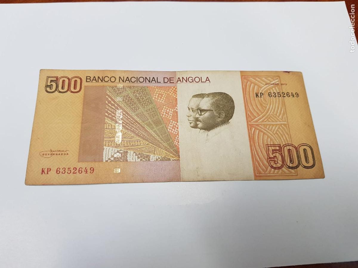 Billetes extranjeros: ANGOLA-500 ESCUDOS-2012