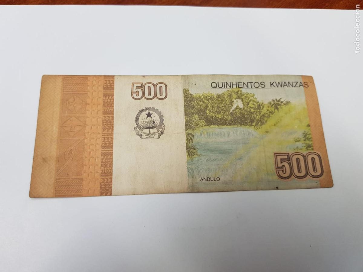 Billetes extranjeros: ANGOLA-500 ESCUDOS-2012 - Foto 2