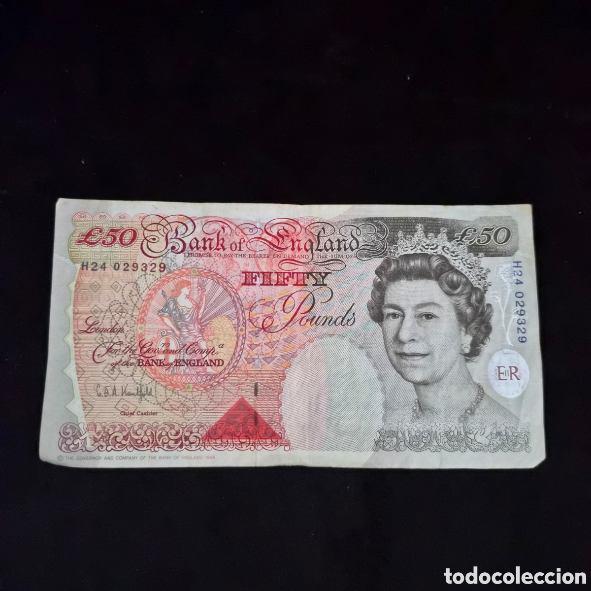 Billetes extranjeros: Billete de 50 libras esterlinas del Bank of England, Serie E