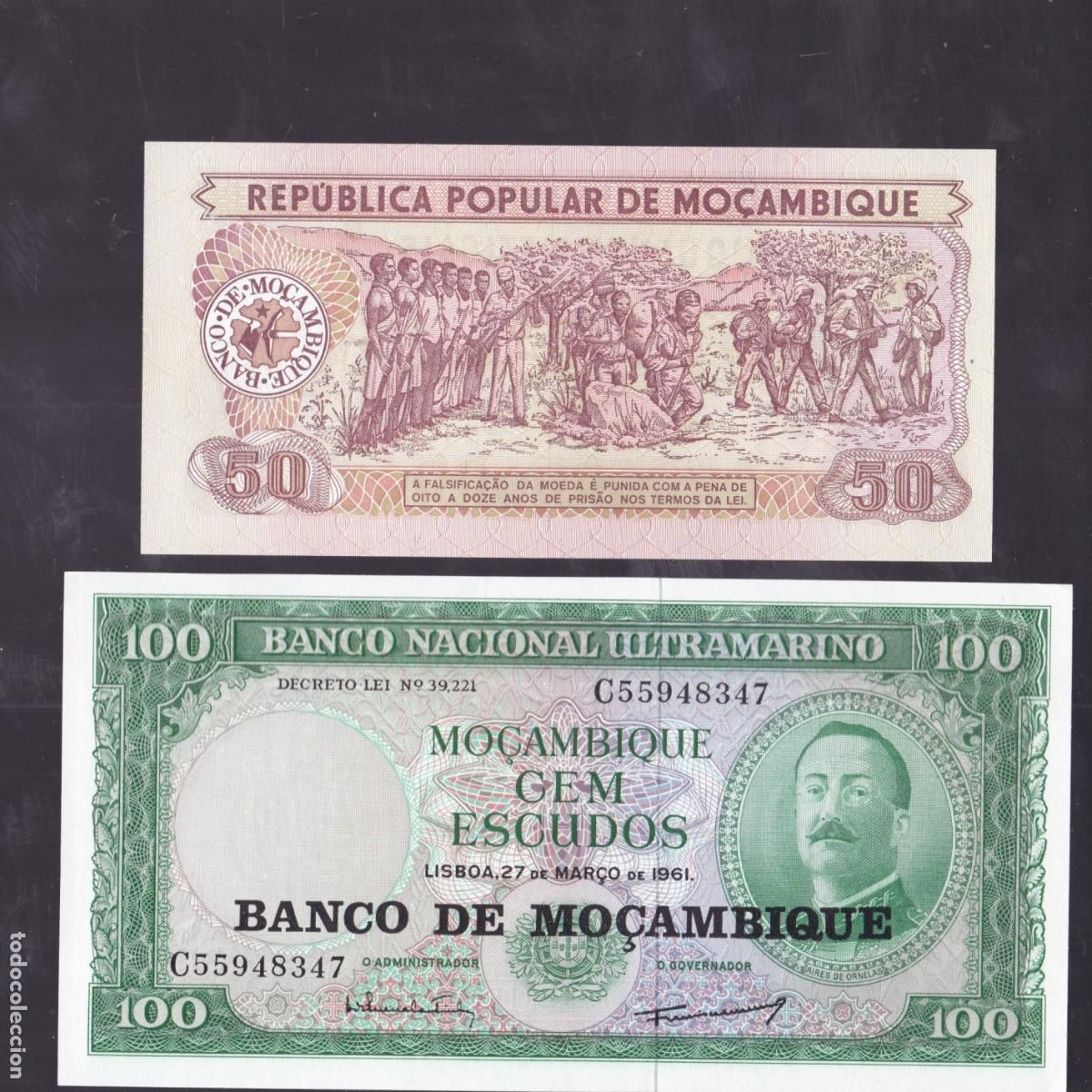 Billetes extranjeros: F6-14- Lote BILLETES Mundiales . MOZAMBIQUE .SIN CIRCULAR