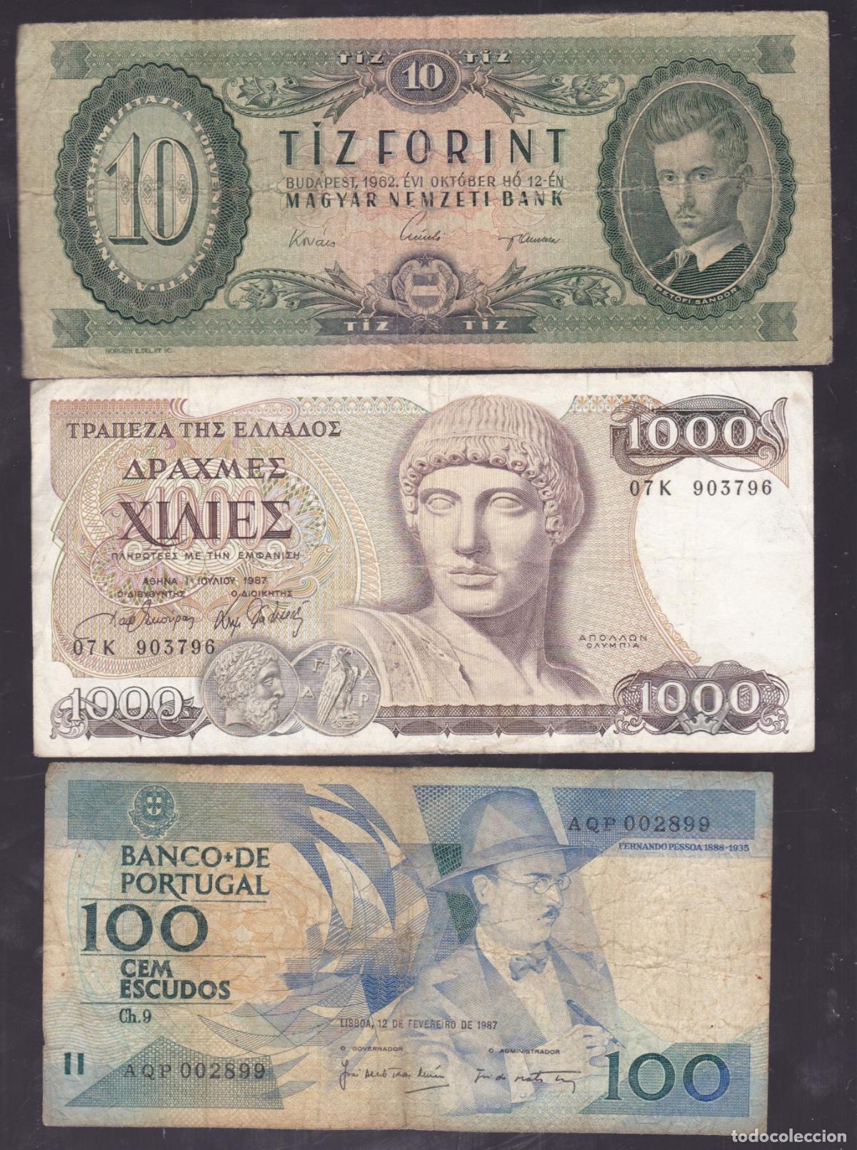 Billetes extranjeros: F6-20- Lote BILLETES MUNDIALES