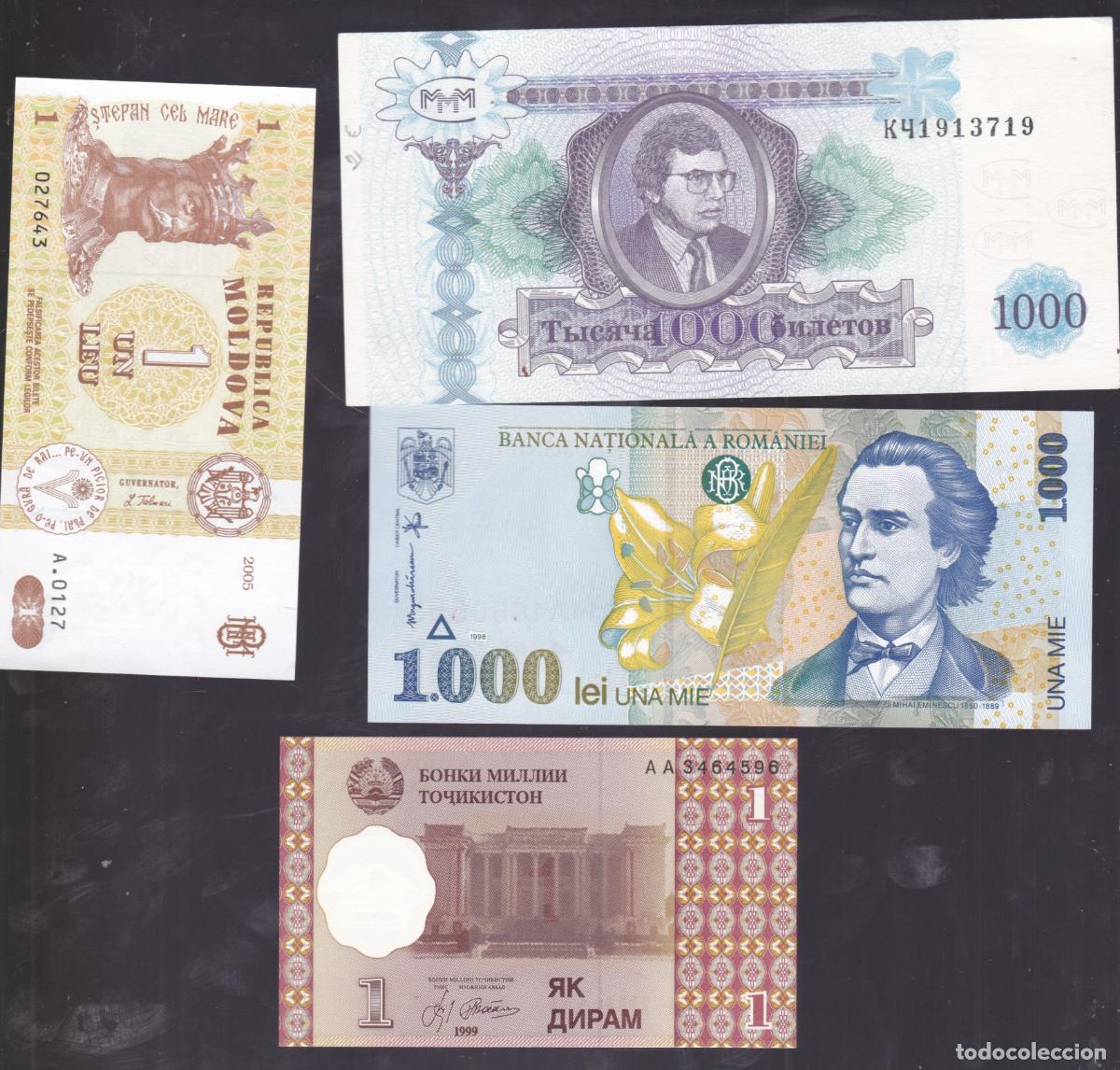 Billetes extranjeros: F6-22- Lote BILLETES MUNDIALES. Sin Circular