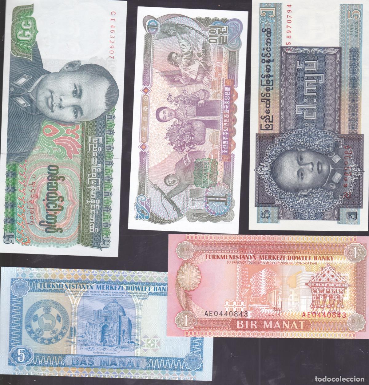Billetes extranjeros: F6-33- Lote BILLETES MUNDIALES. Sin Circular
