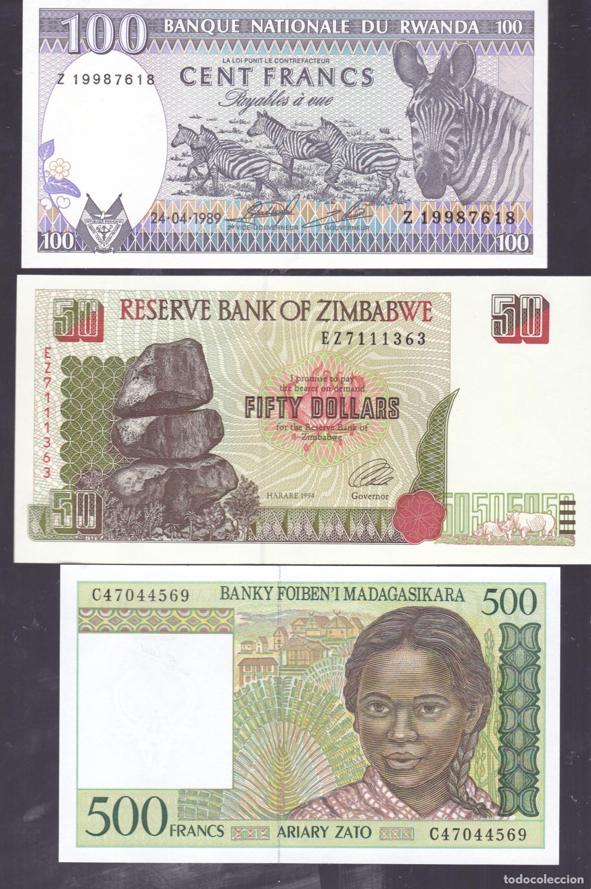 Banconote internazionali: F6-40- Lote BILLETES MUNDIALES. Sin Circular