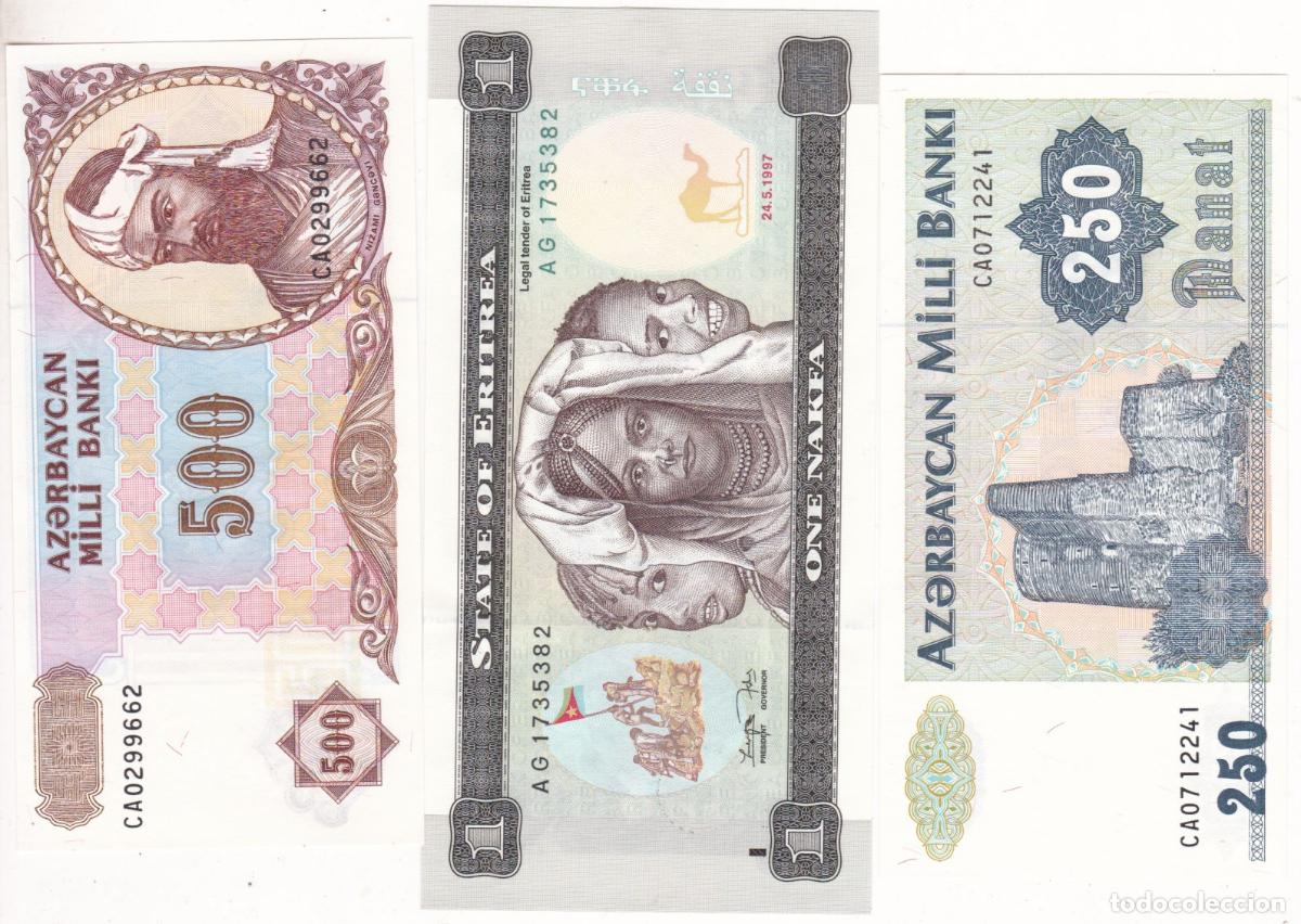 Billetes extranjeros: F6-43- Lote BILLETES MUNDIALES. Sin Circular