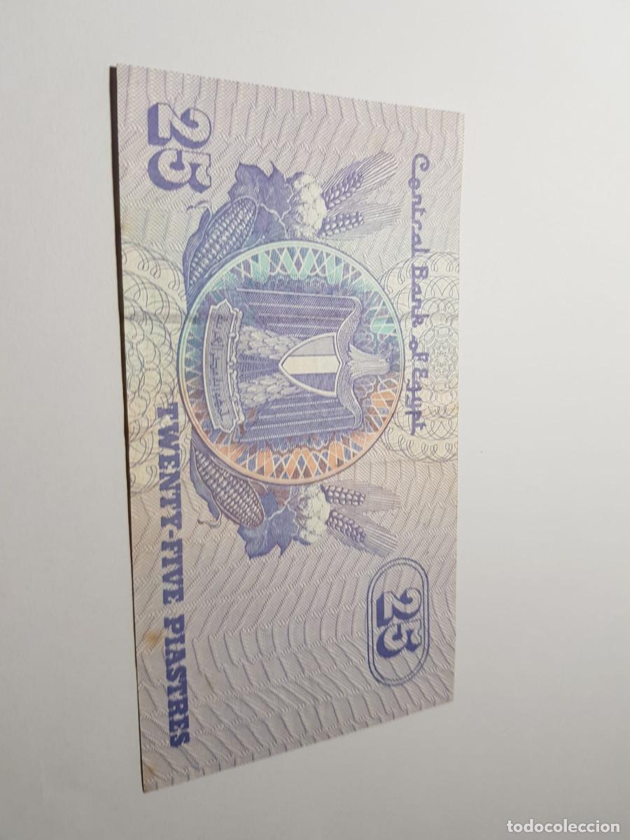 Billetes extranjeros: EGIPTO- 25 PIASTRAS-2006
