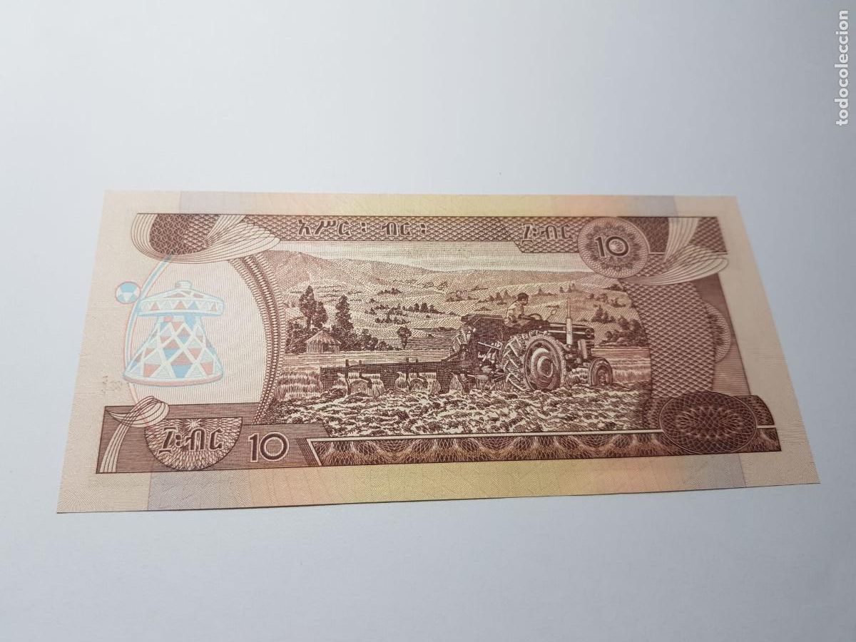 Billetes extranjeros: ETHIOPIA-10 BIRRS-2006 - Foto 2