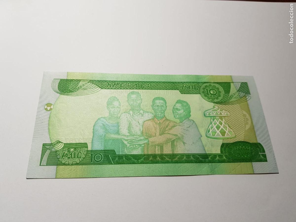 Billetes extranjeros: ETHIOPIA-10 BIRRS-2020 - Foto 2