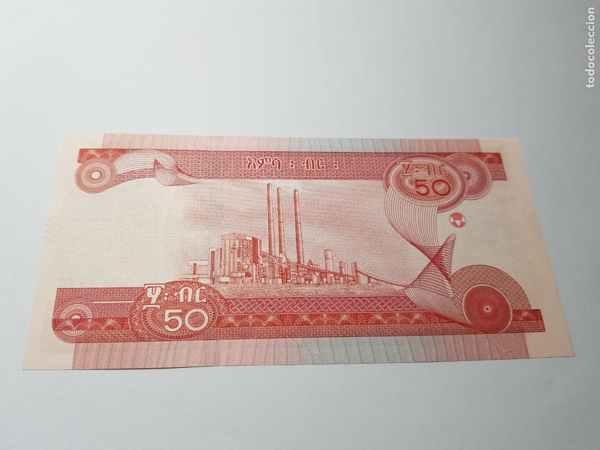 Billetes extranjeros: ETHIOPIA-50 BIRRS-2020 - Foto 2